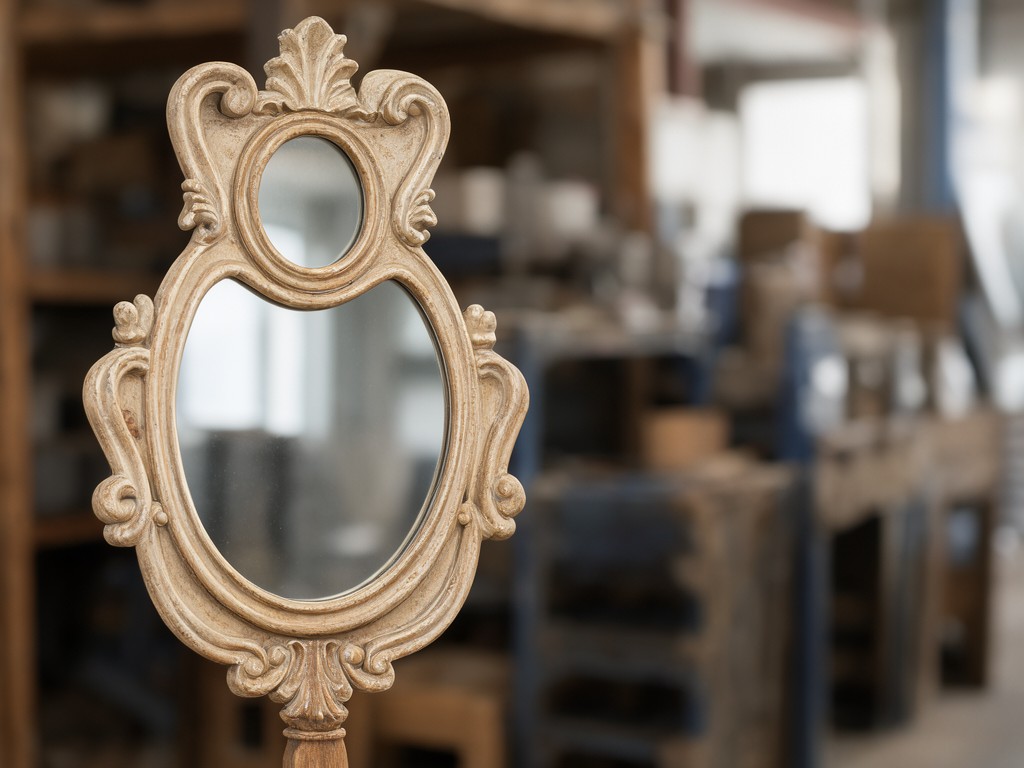 B2B vintage cartouche frame mirror Exporter