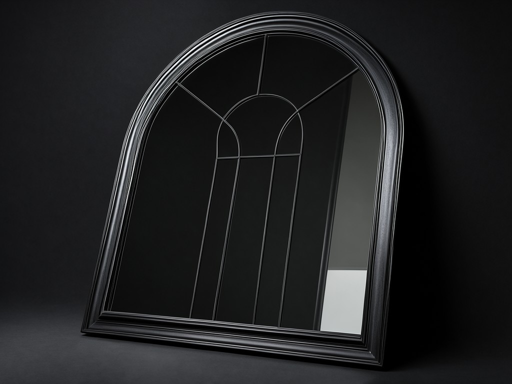 China Large Arched Window Wall Mirror Factory