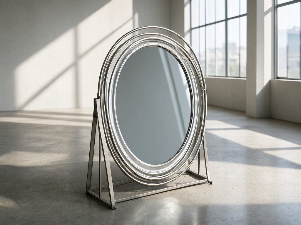 china oval metal wall mirror factory