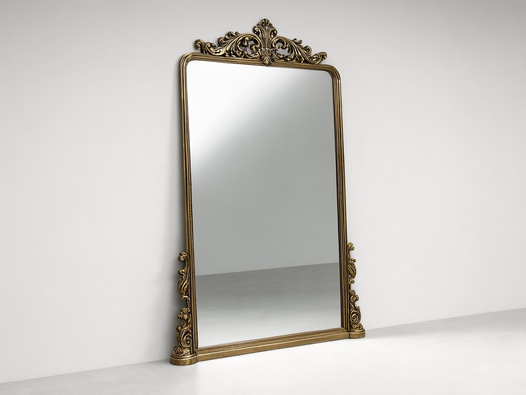custom antique brass large wall mirror factory