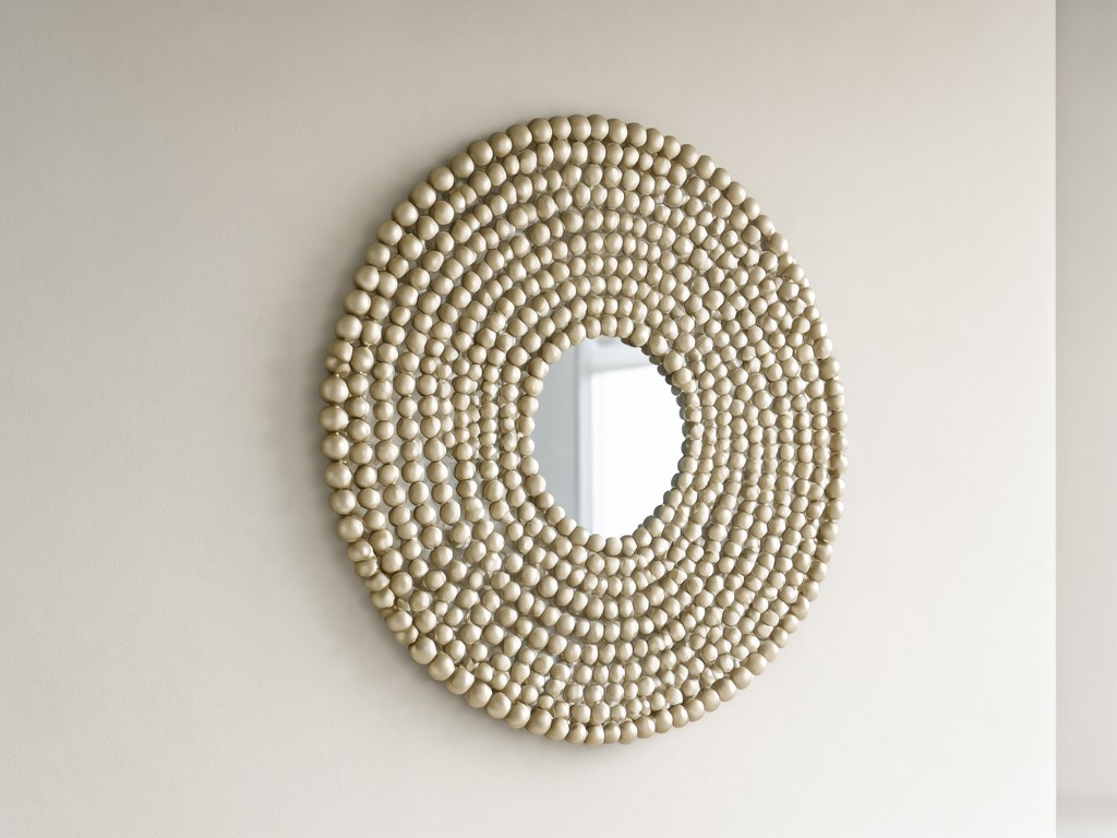 Custom Ball Bead Decorative Accent Wall Mirror Company