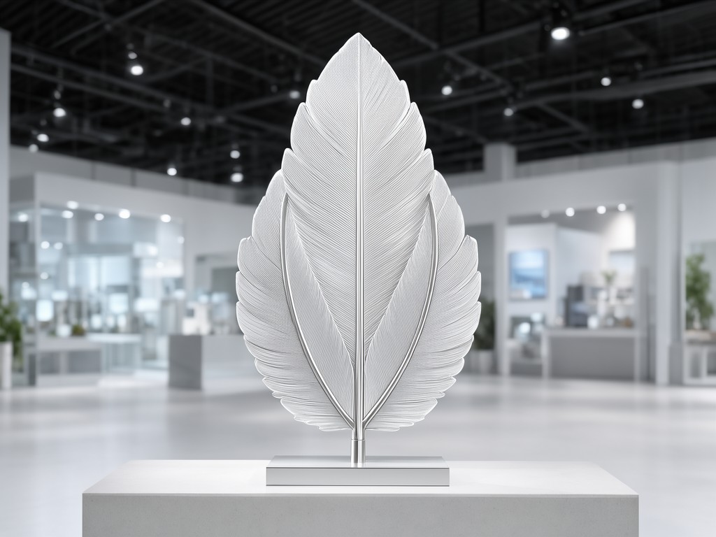 Custom Feather Leaf Shaped Mirror Supplier