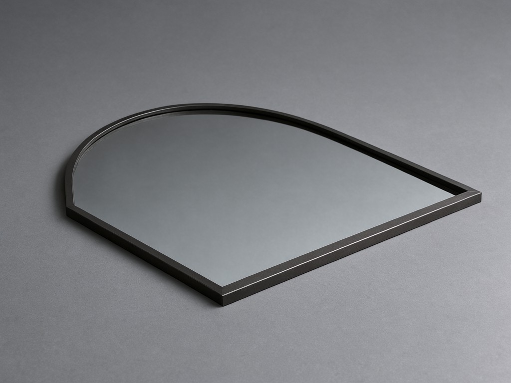 custom metal framed arched wall mirror supplier