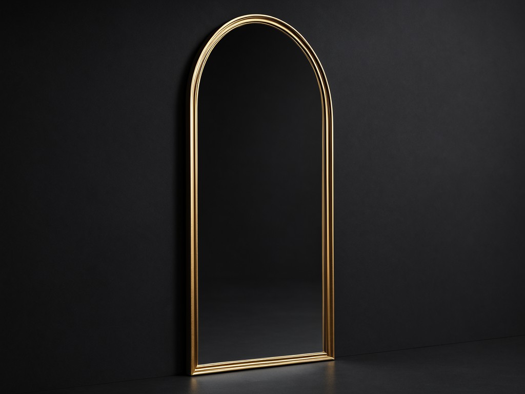 custom tall gold arched wall mirror manufacturer