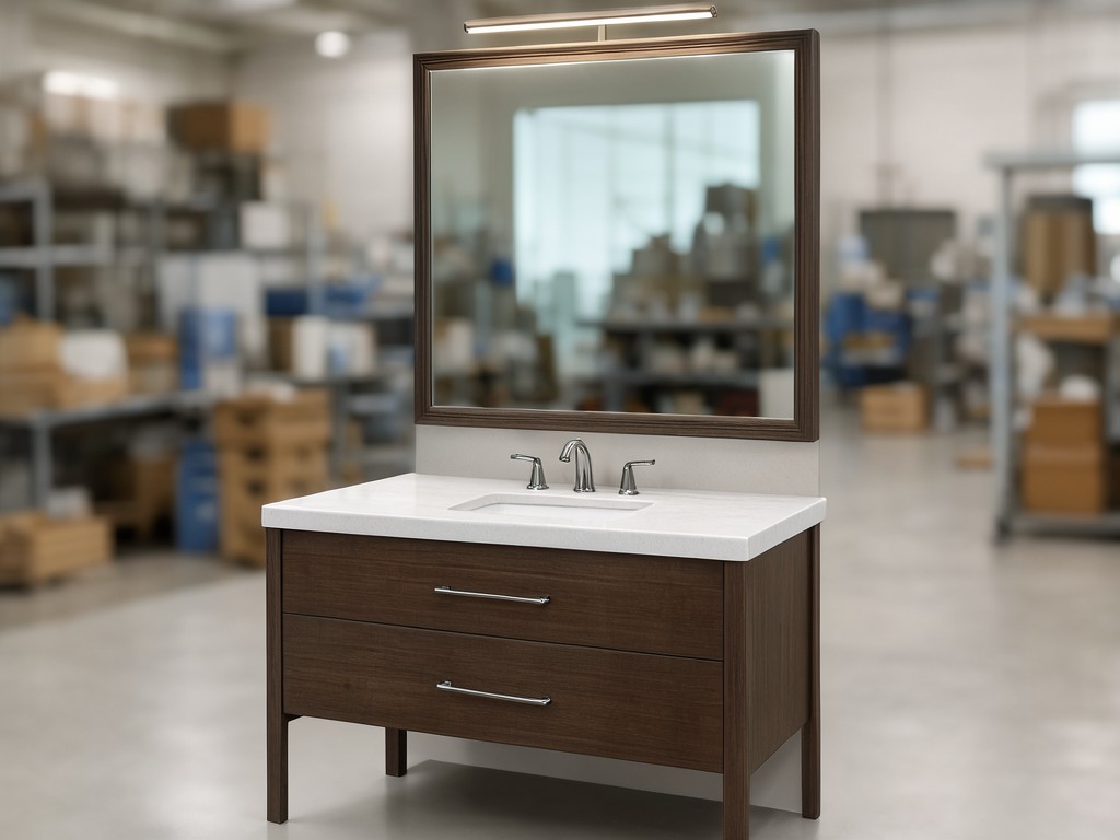 Custom Wall Mounted Bathroom Vanity Mirror Factory