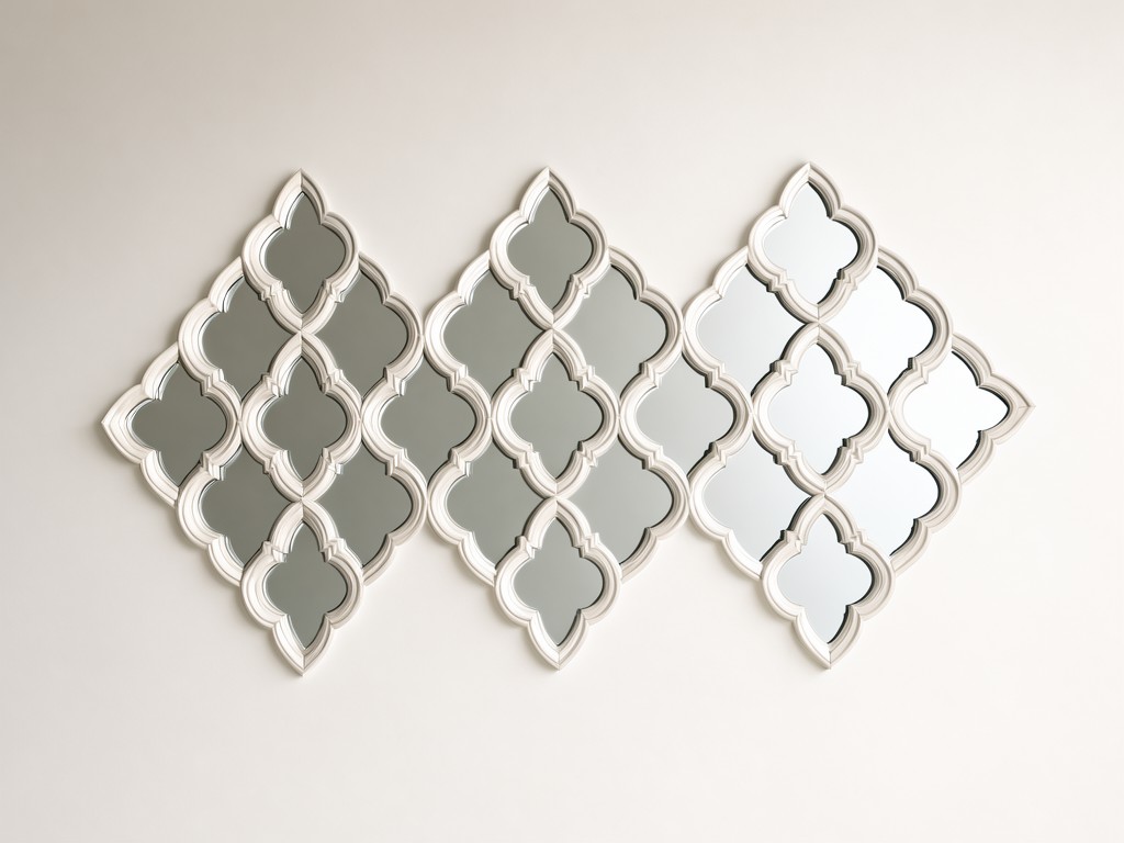 direct factory quatrefoil radiating accent wall mirrors wholesale
