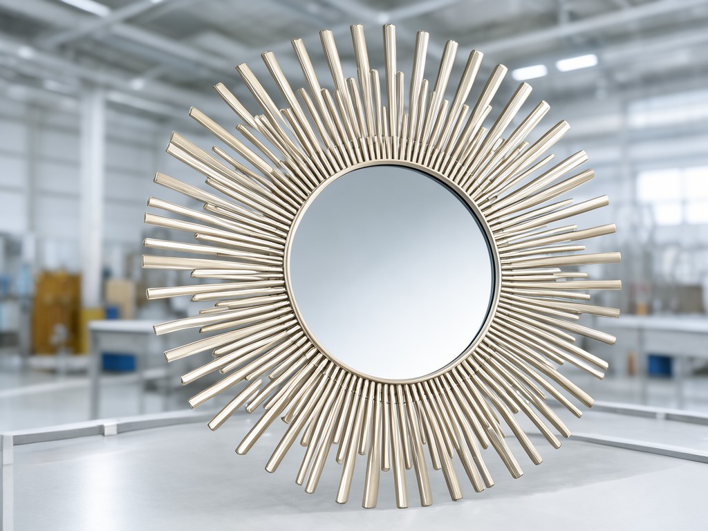Direct Factory Round Sunburst Wall Mirror Wholesale