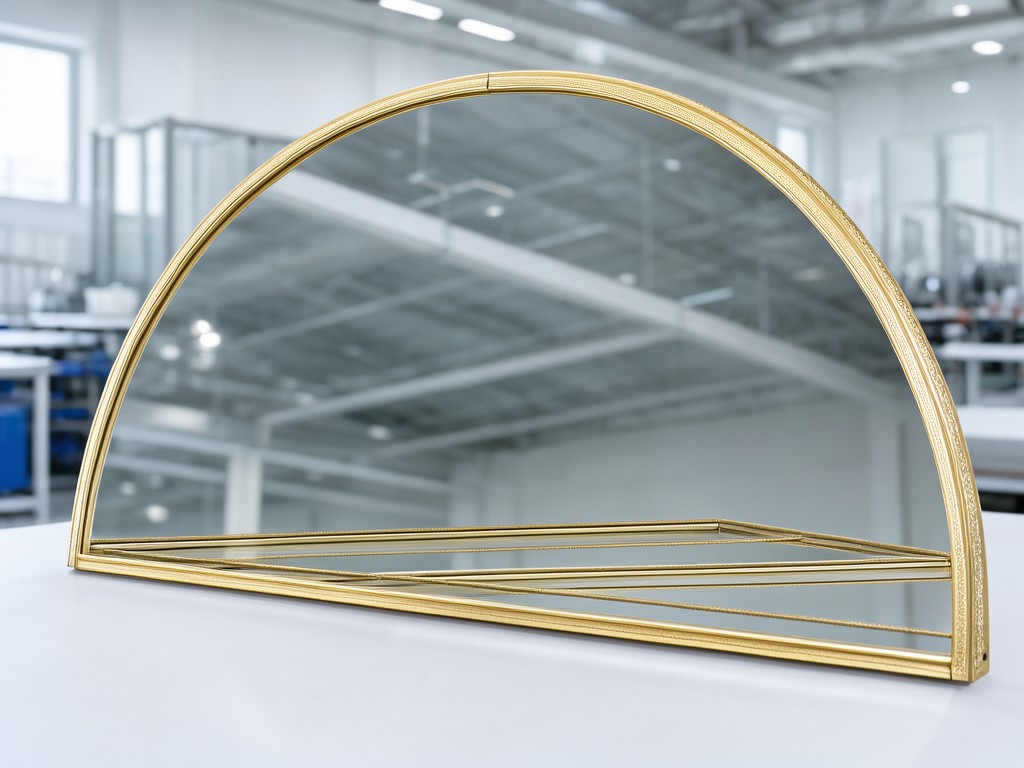 Factory Direct Arched Gold Wall Mirror Exporter