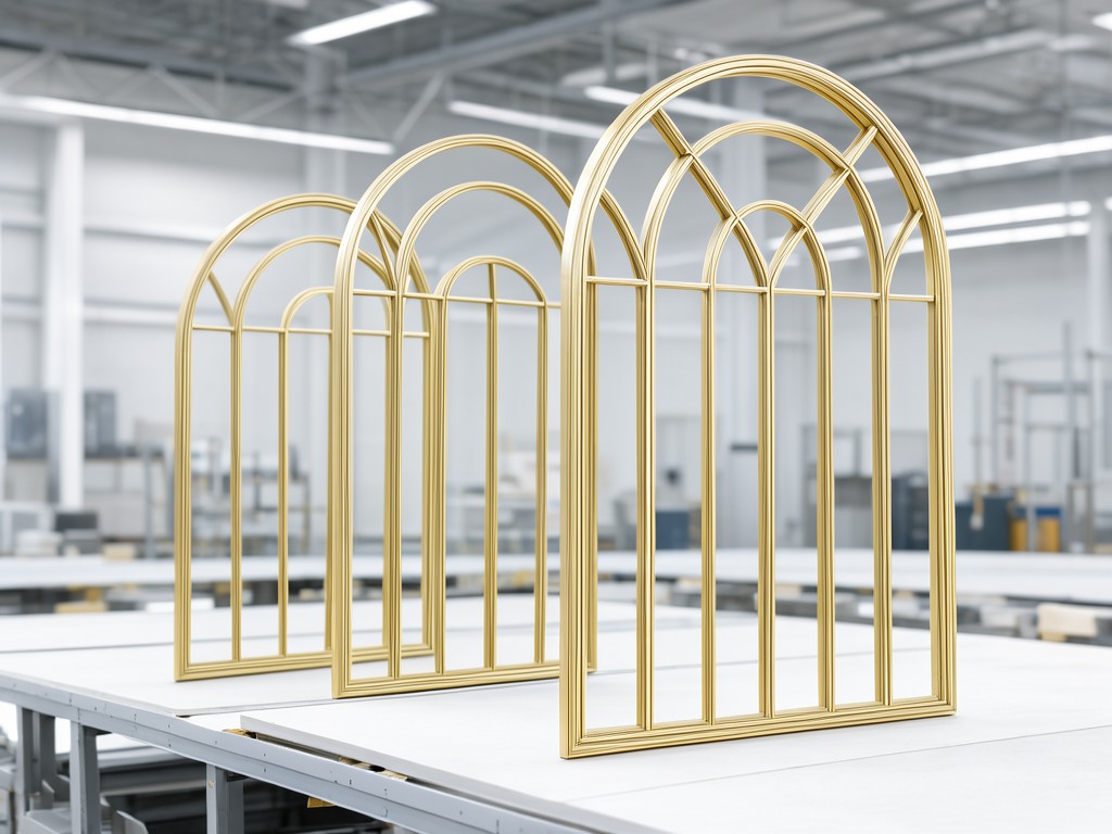 Factory Direct Gold Arch Wall Mirror Supplier