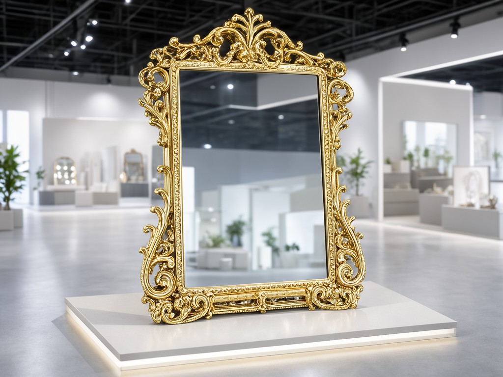 Factory Direct Gold Chunky Vintage Mirror Exporter