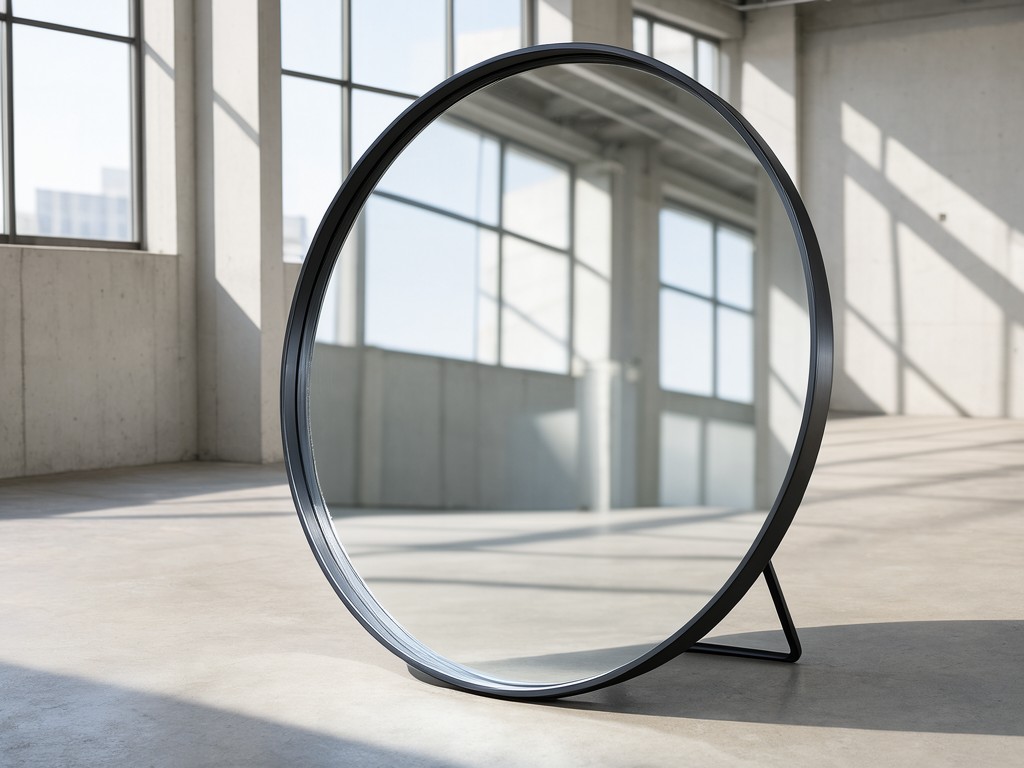 factory direct large round entryway accent mirror factory