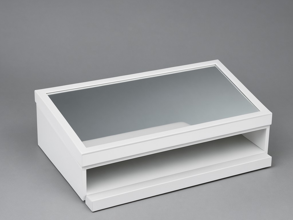 factory direct white framed bathroom vanity mirror factory sale