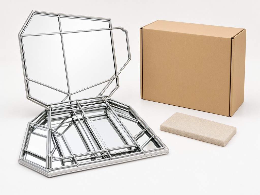 OEM Geometric Metal Frame Mirror Factory