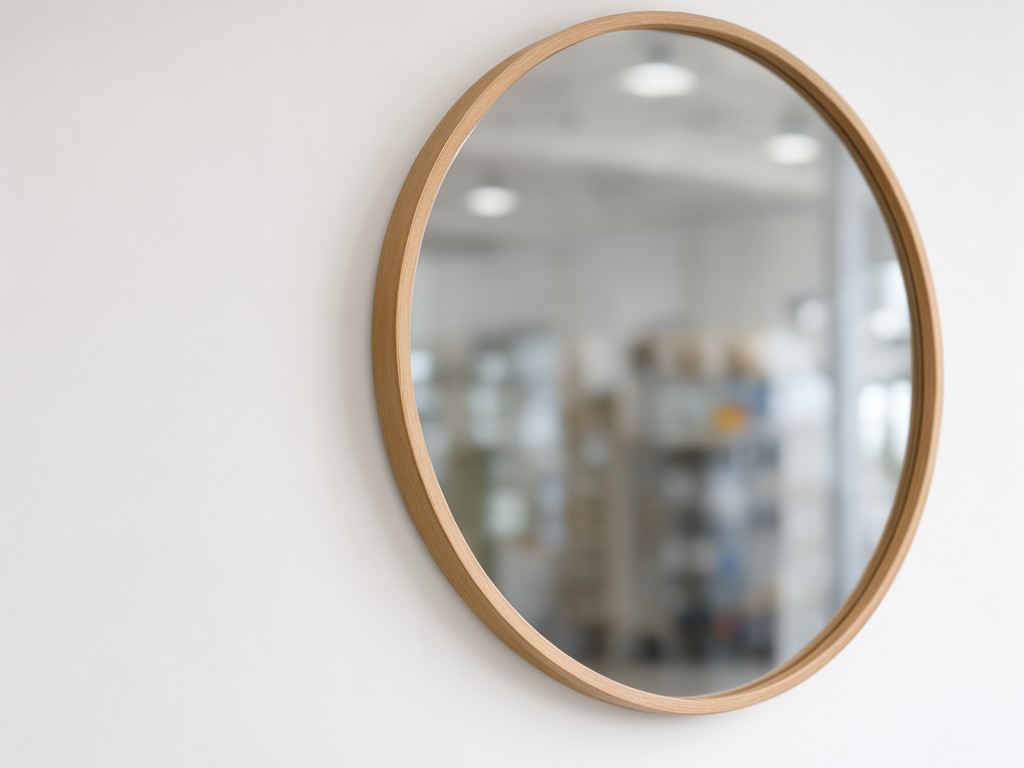 wholesale large round accent wall mirror supplier