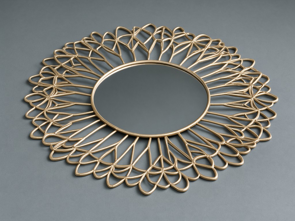 wholesale petal frame decorative mirror supplier